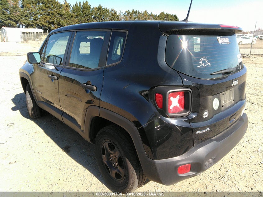 VIN ZACNJBAB9KPK51267 2019 JEEP RENEGADE SPORT
