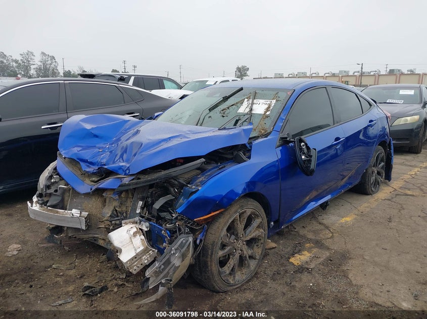 VIN 19XFC2F82LE202960 2020 HONDA CIVIC SEDAN SPORT
