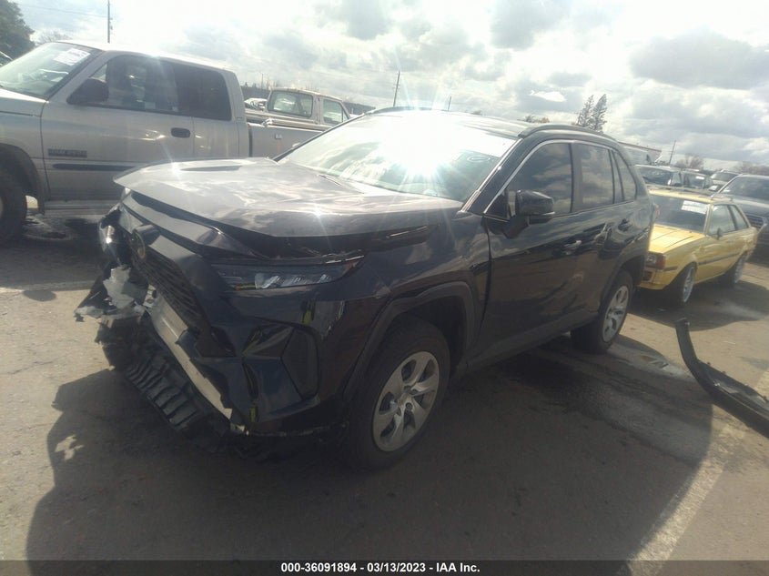 VIN 2T3K1RFV4MC130427 2021 TOYOTA RAV4 LE