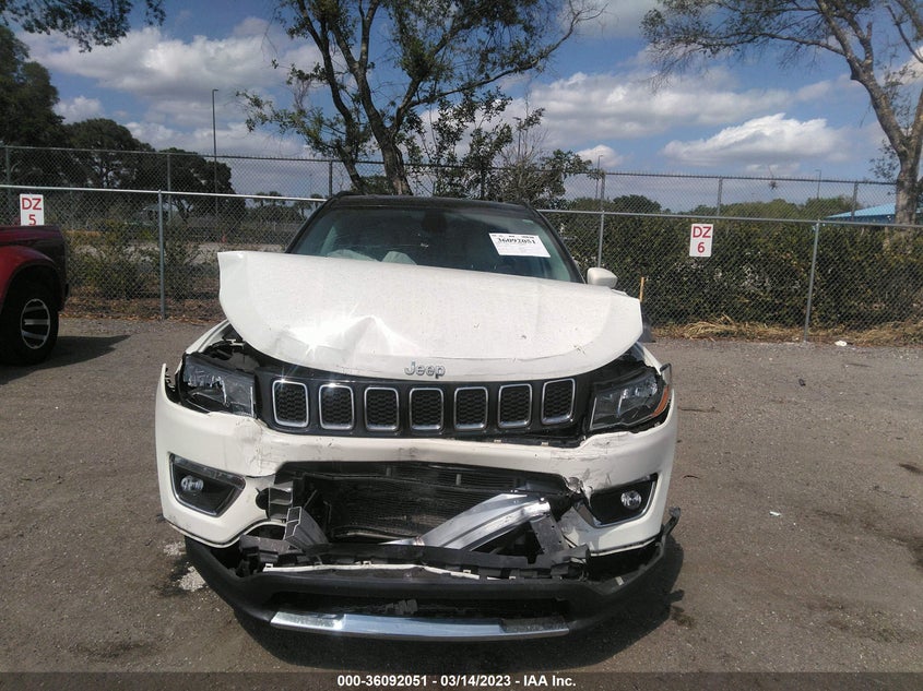 VIN 3C4NJCCB2LT152516 2020 JEEP COMPASS LIMITED