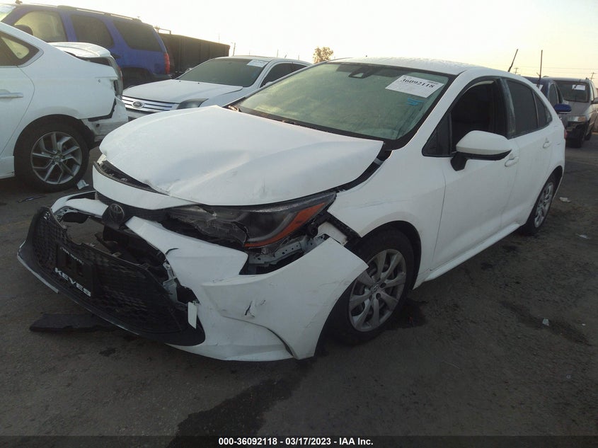 VIN JTDEPRAE2LJ071506 2020 TOYOTA COROLLA LE