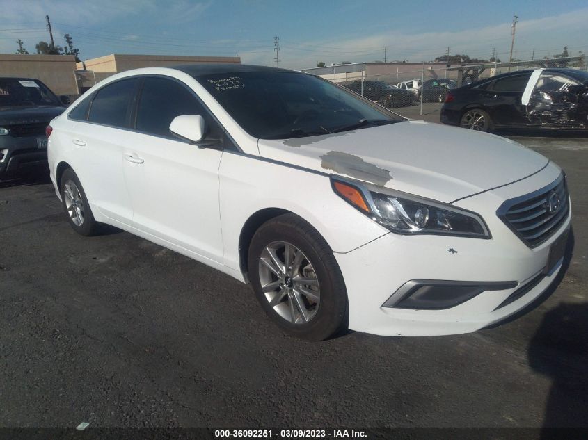 2017 HYUNDAI SONATA 2.4L - 5NPE24AFXHH473915