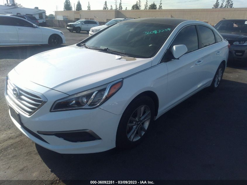 2017 HYUNDAI SONATA 2.4L - 5NPE24AFXHH473915