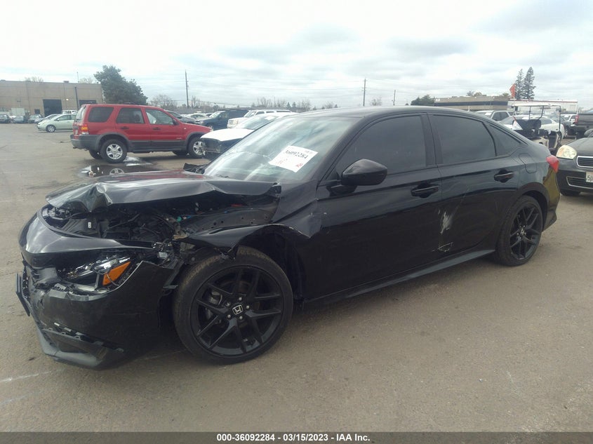 VIN 2HGFE2F53NH517162 2022 HONDA CIVIC SEDAN SPORT