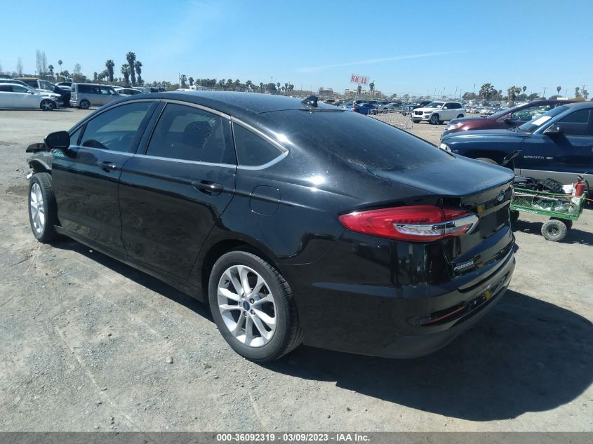 2019 FORD FUSION SE - 3FA6P0HD6KR175505