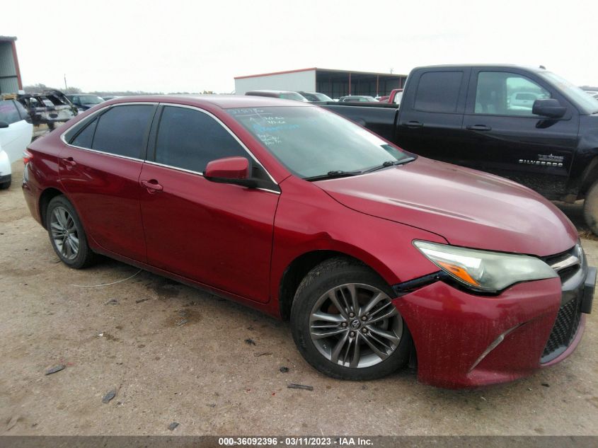 2016 TOYOTA CAMRY XLE/SE/LE/XSE - 4T1BF1FK7GU602897