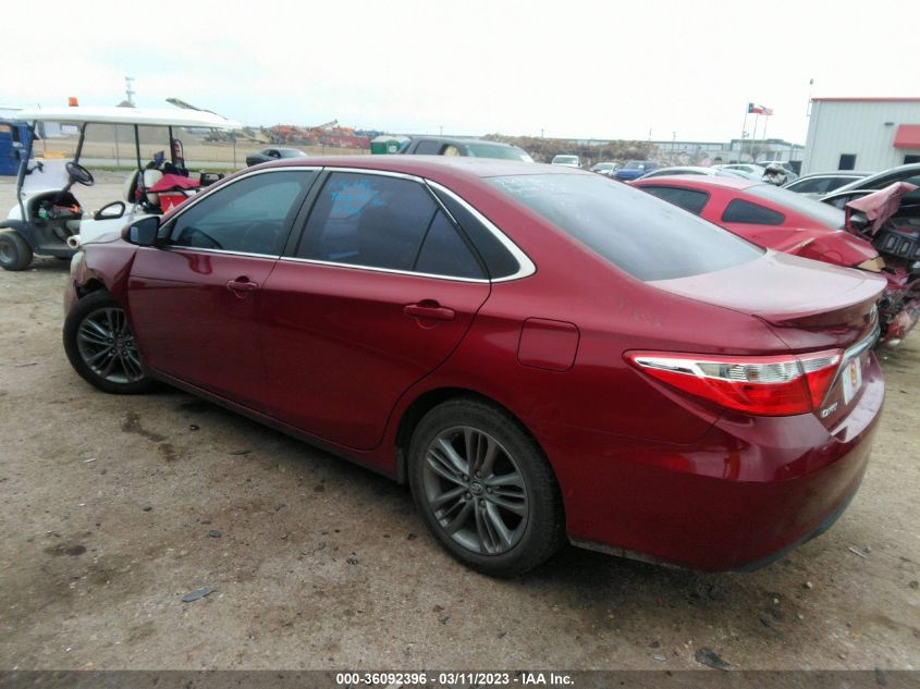 2016 TOYOTA CAMRY XLE/SE/LE/XSE - 4T1BF1FK7GU602897