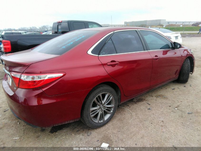 2016 TOYOTA CAMRY XLE/SE/LE/XSE - 4T1BF1FK7GU602897