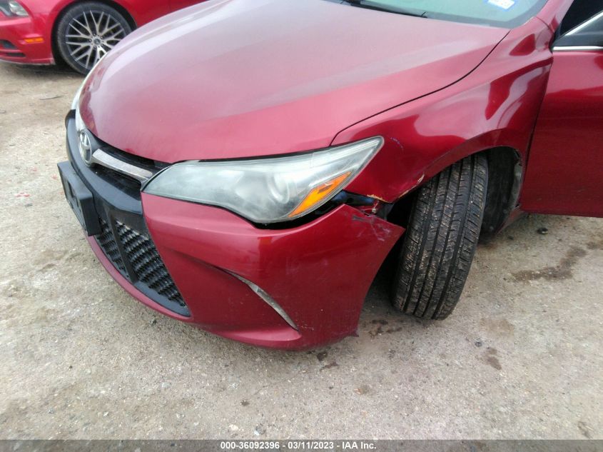 2016 TOYOTA CAMRY XLE/SE/LE/XSE - 4T1BF1FK7GU602897
