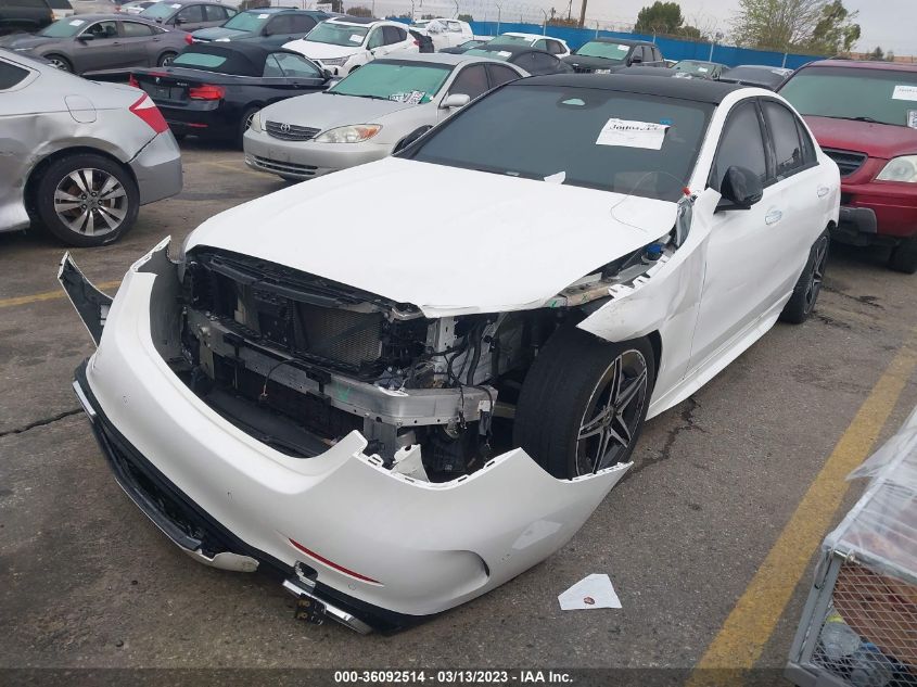 2022 MERCEDES-BENZ C-CLASS C 300 - W1KAF4GB8NR012987