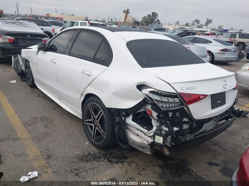 2022 MERCEDES-BENZ C-CLASS C 300 - W1KAF4GB8NR012987