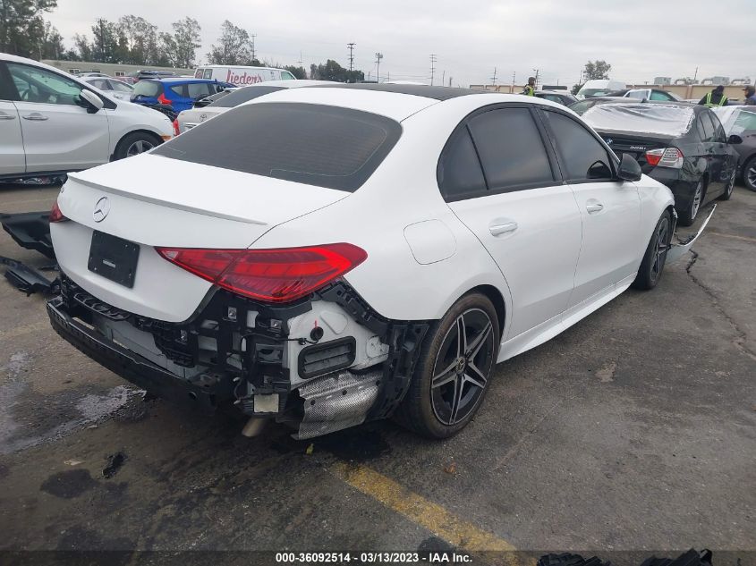 2022 MERCEDES-BENZ C-CLASS C 300 - W1KAF4GB8NR012987
