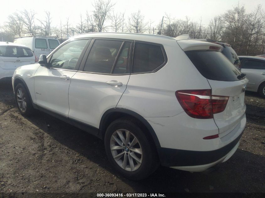 2013 BMW X3 XDRIVE28I - 5UXWX9C52D0A22672
