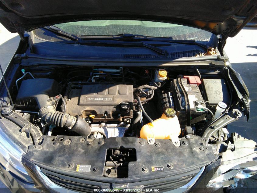 2019 CHEVROLET SONIC LT - 1G1JD5SB2K4118074