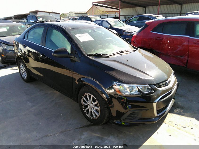 2019 CHEVROLET SONIC LT - 1G1JD5SB2K4118074