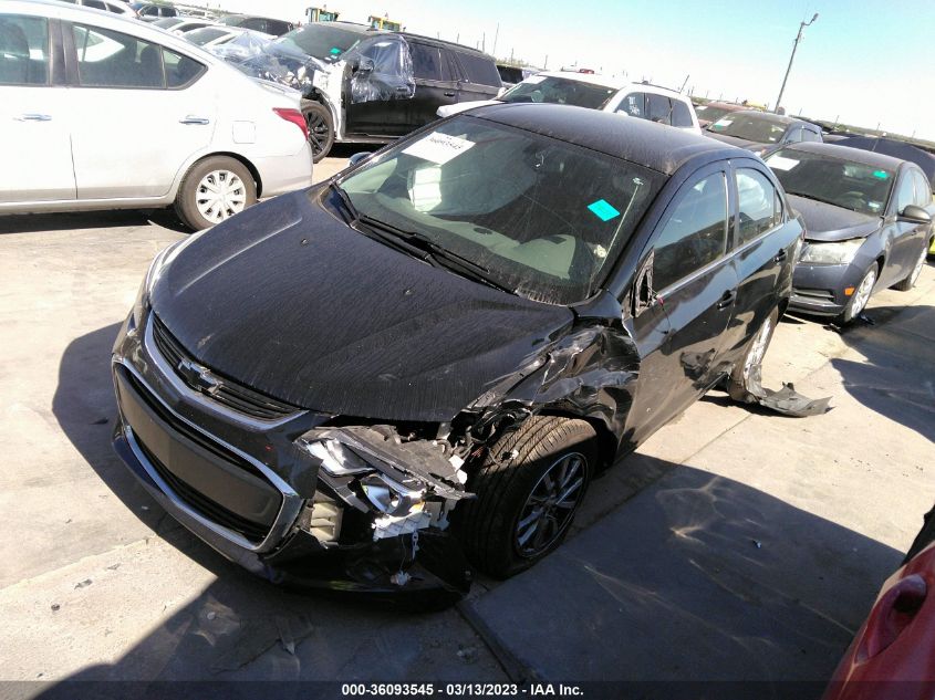 2019 CHEVROLET SONIC LT - 1G1JD5SB2K4118074