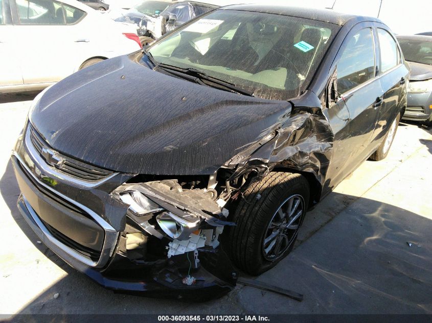 2019 CHEVROLET SONIC LT - 1G1JD5SB2K4118074