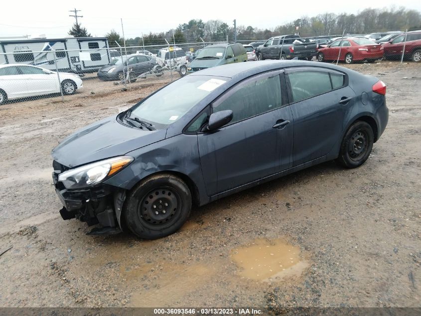 2016 KIA FORTE LX - KNAFK4A66G5496303