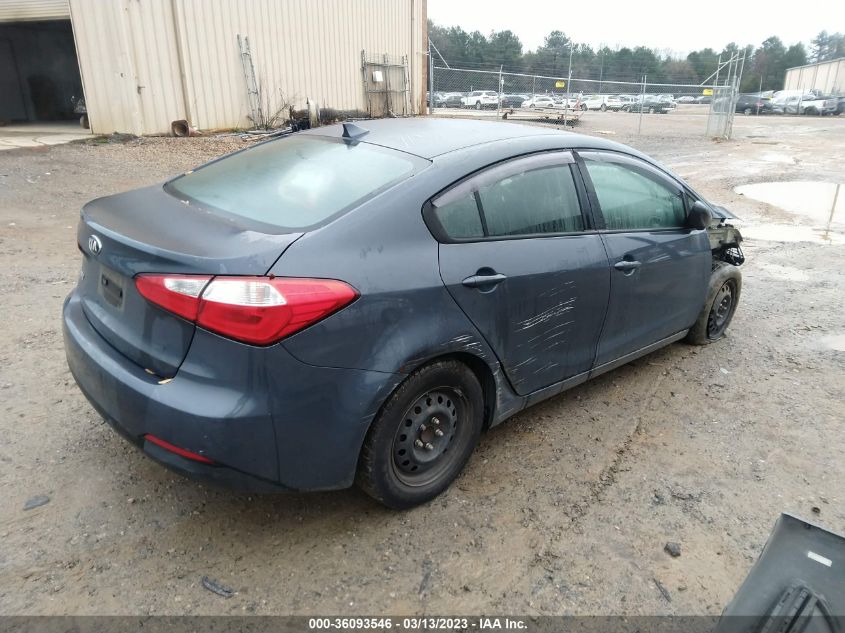 2016 KIA FORTE LX - KNAFK4A66G5496303
