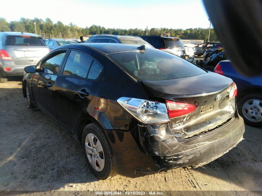 2016 KIA FORTE LX - KNAFK4A6XG5504032