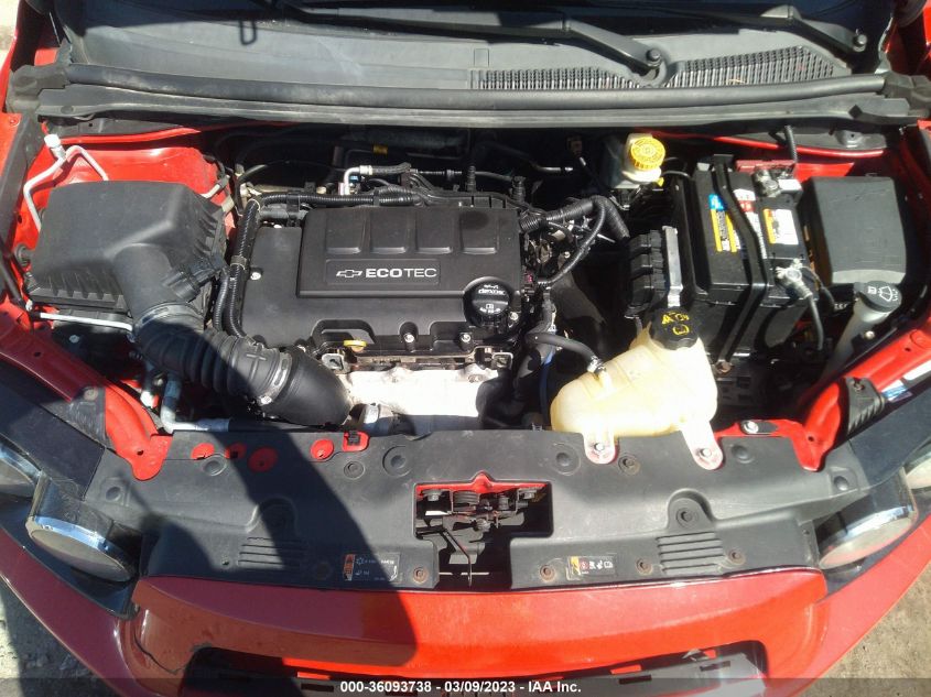 2015 CHEVROLET SONIC LT - 1G1JC6SB9F4218655