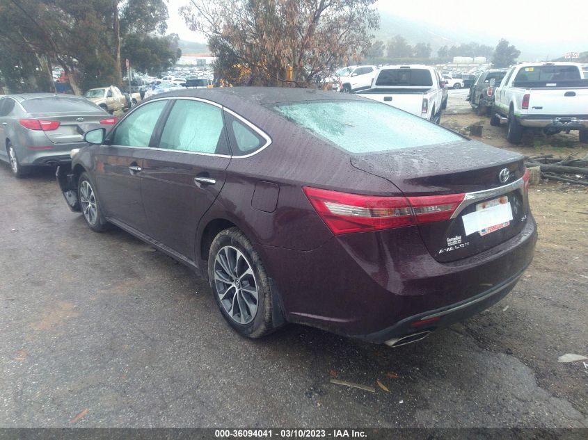 2018 TOYOTA AVALON XLE/XLE PLUS - 4T1BK1EB9JU265797