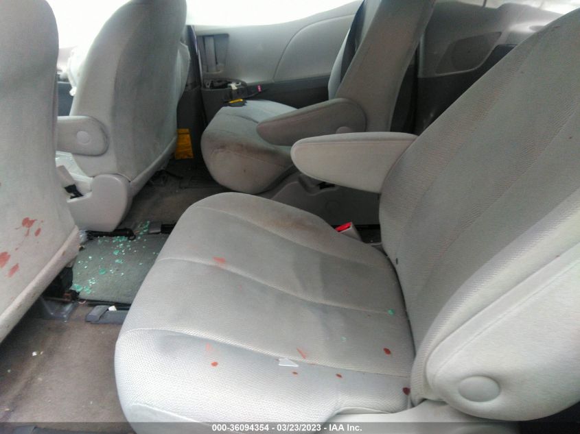 2013 TOYOTA SIENNA - 5TDZKLDC4DS295310