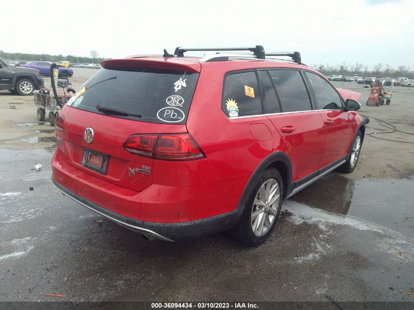 2017 VOLKSWAGEN GOLF ALLTRACK S/SE/SEL 3VWH17AU2HM513878