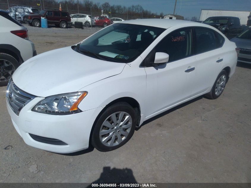 2015 NISSAN SENTRA S - 3N1AB7AP7FY282240