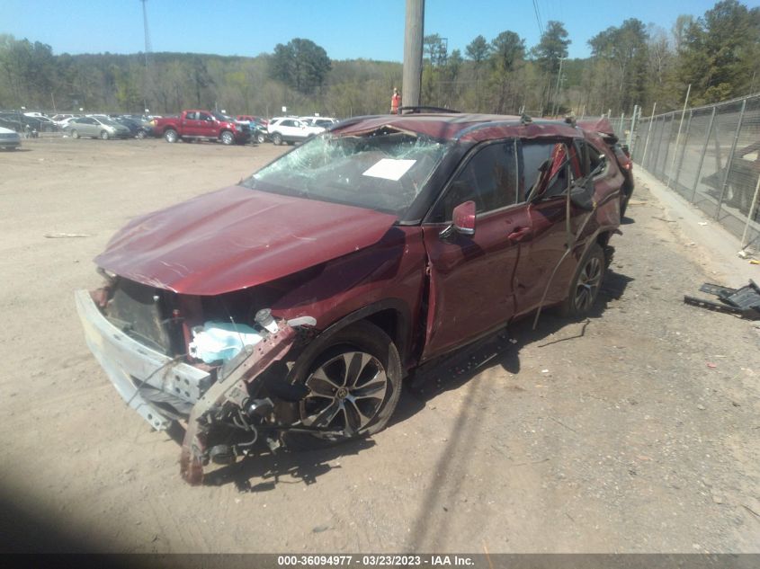 2020 TOYOTA HIGHLANDER XLE - 5TDHZRAH9LS003546