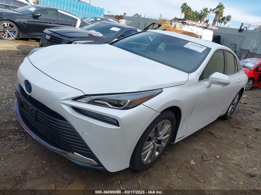 2021 TOYOTA MIRAI XLE JTDAAAAA7MA001564