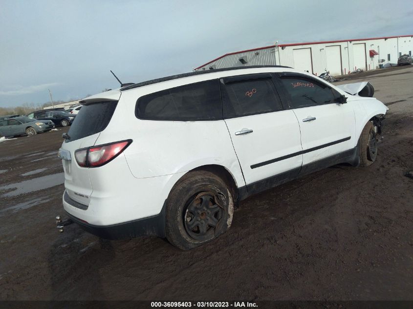 2016 CHEVROLET TRAVERSE LS - 1GNKRFED7GJ299236