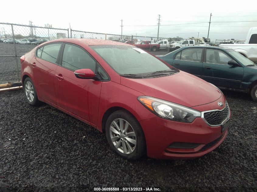 2016 KIA FORTE LX - KNAFX4A6XG5590153