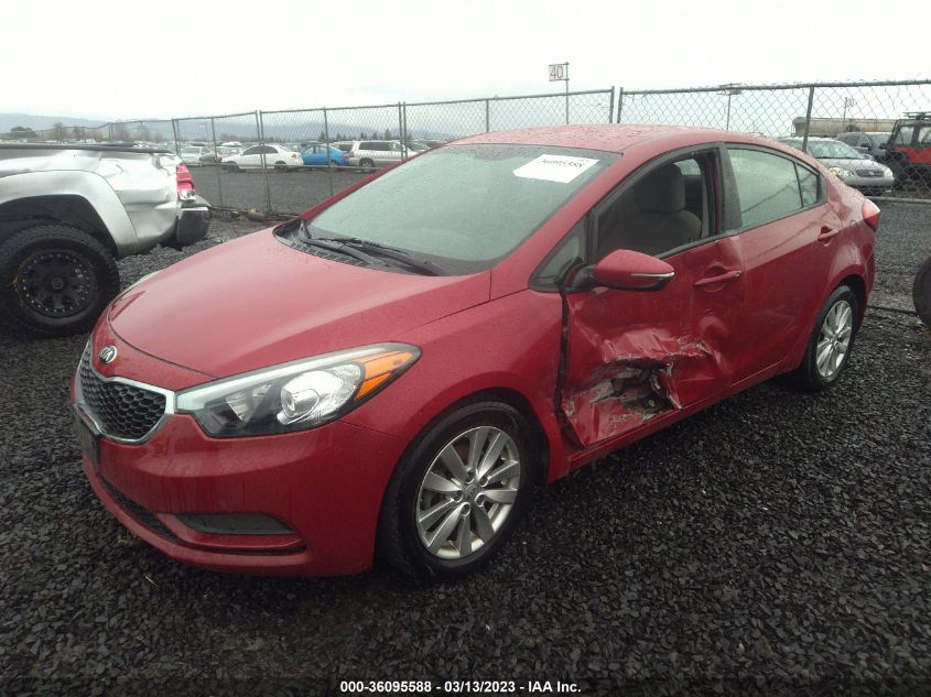 2016 KIA FORTE LX - KNAFX4A6XG5590153