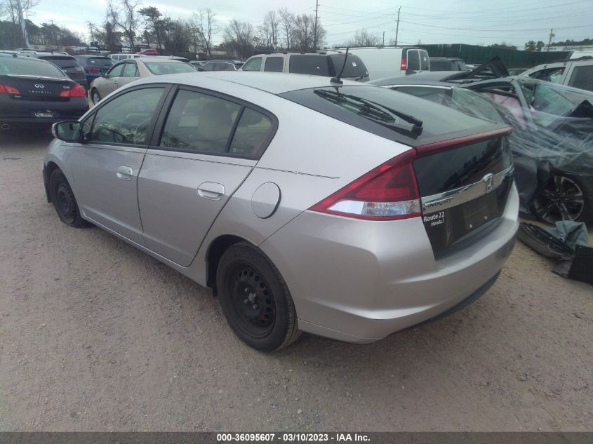2013 HONDA INSIGHT LX - JHMZE2H50DS004482