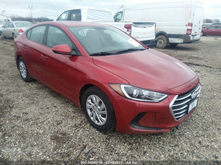 2017 HYUNDAI ELANTRA SE - 5NPD74LF3HH063256