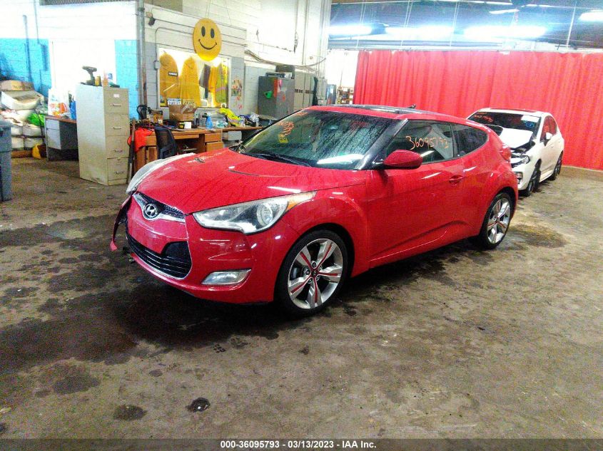 2014 HYUNDAI VELOSTER - KMHTC6AD5EU188616