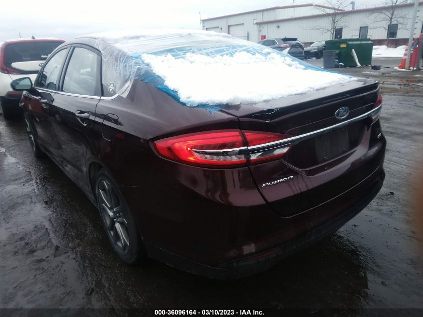 2017 FORD FUSION SE - 3FA6P0H78HR170745