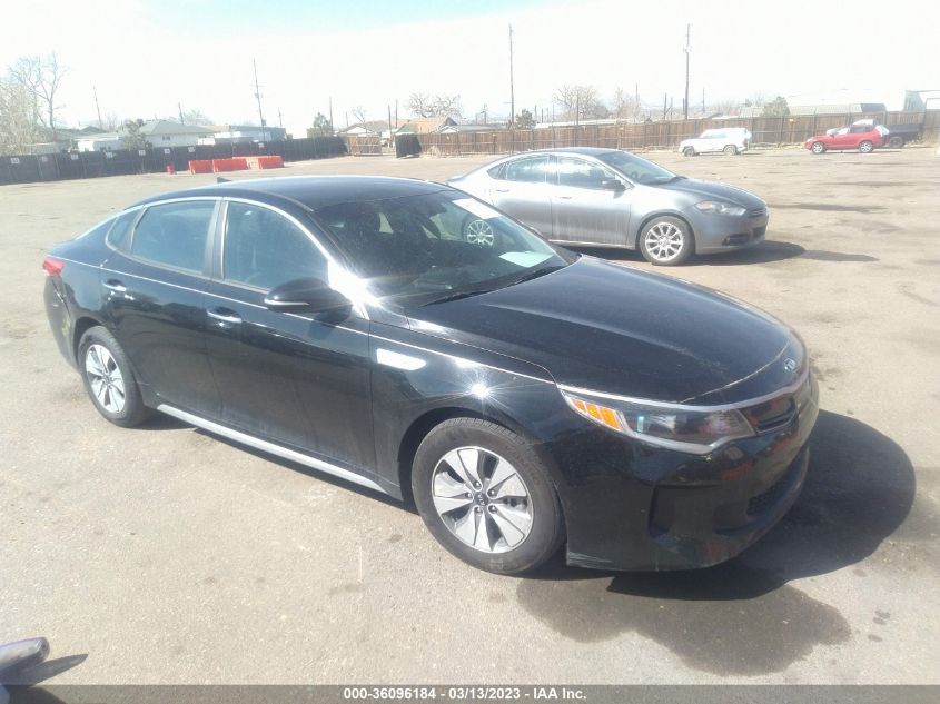 2017 KIA OPTIMA HYBRID BASE - KNAGT4LE2H5010321