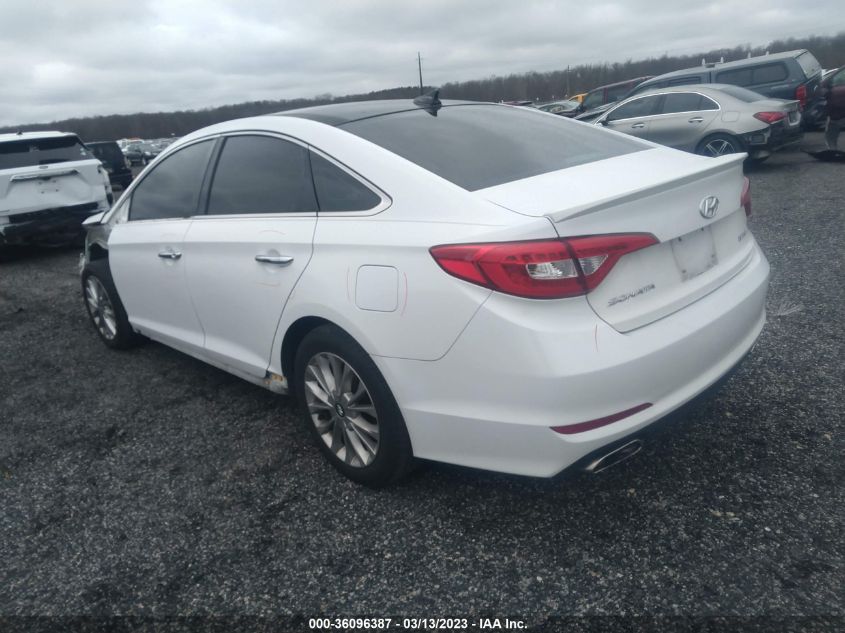 2015 HYUNDAI SONATA 2.4L LIMITED - 5NPE34AF5FH035961