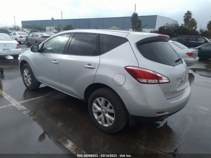 2013 NISSAN MURANO S - JN8AZ1MU3DW210564