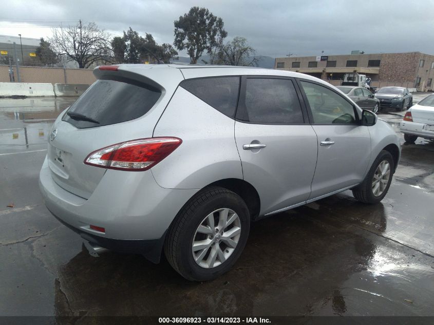 2013 NISSAN MURANO S - JN8AZ1MU3DW210564