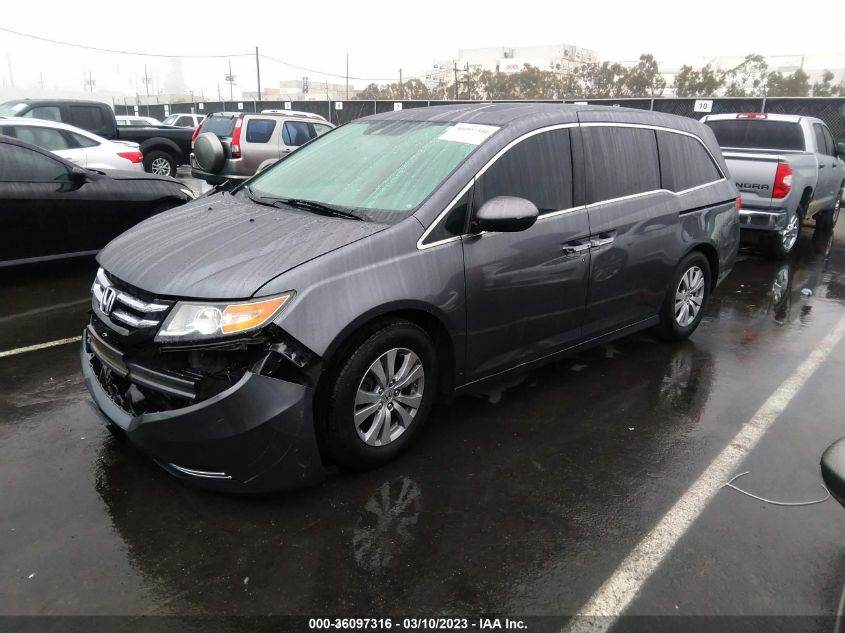 2017 HONDA ODYSSEY EX-L - 5FNRL5H67HB025091