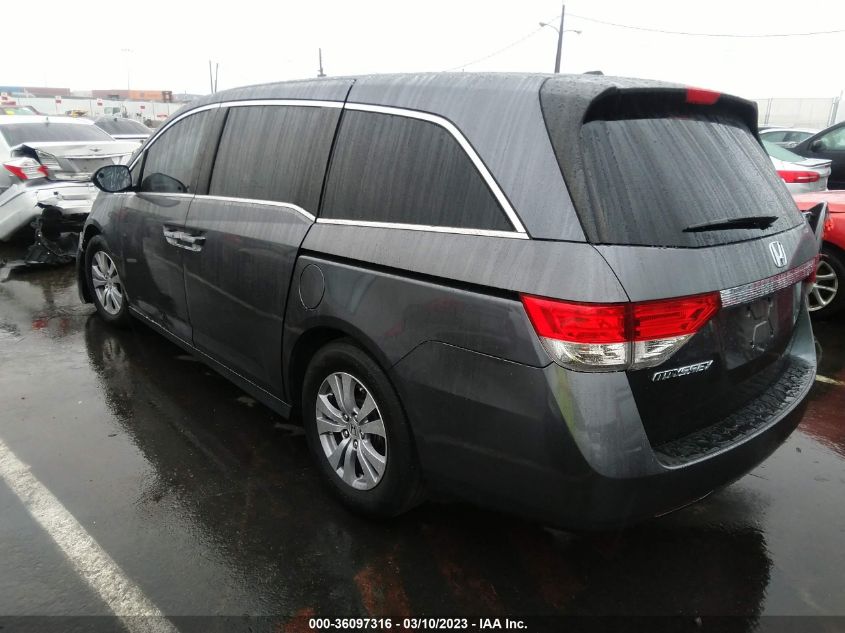 2017 HONDA ODYSSEY EX-L - 5FNRL5H67HB025091