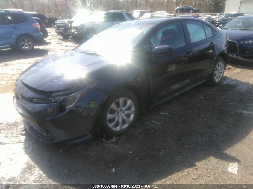 VIN 5YFEPMAE0NP356450 2022 TOYOTA COROLLA LE