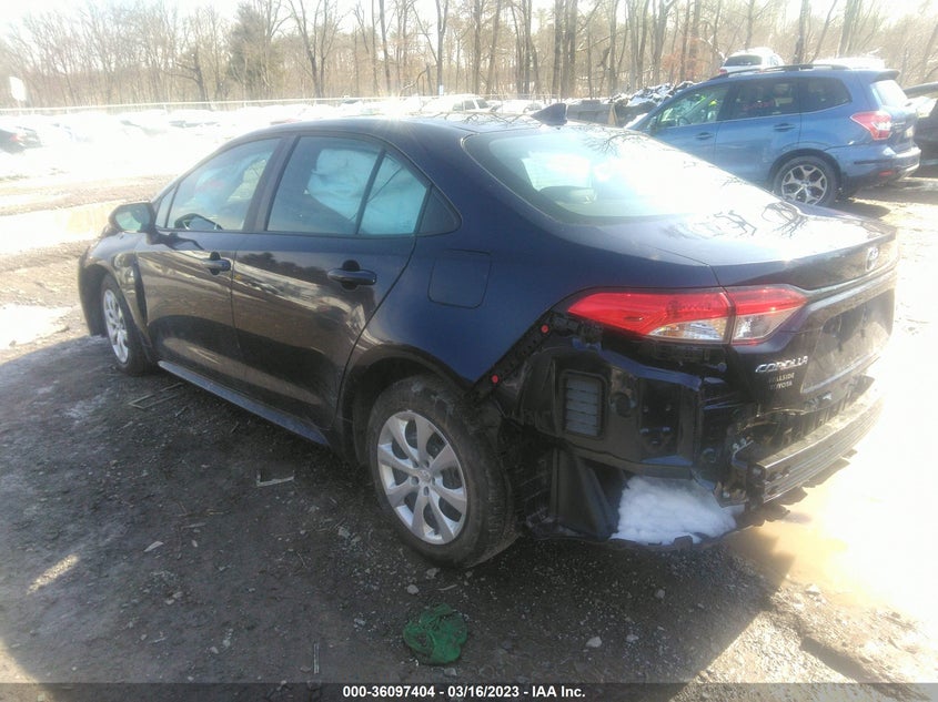 VIN 5YFEPMAE0NP356450 2022 TOYOTA COROLLA LE