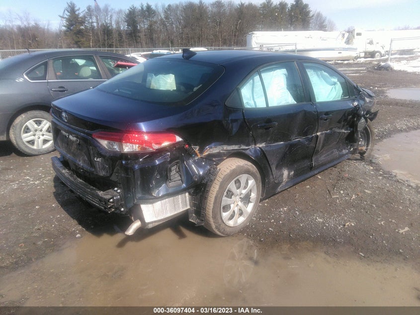 VIN 5YFEPMAE0NP356450 2022 TOYOTA COROLLA LE