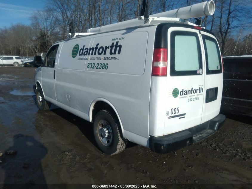 2014 CHEVROLET EXPRESS CARGO VAN - 1GCWGFBA9E1170227