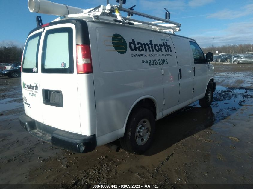 2014 CHEVROLET EXPRESS CARGO VAN - 1GCWGFBA9E1170227