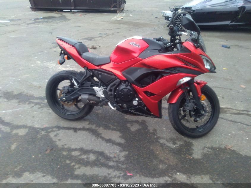 2017 KAWASAKI EX650 F - JKAEXEK1XHDA06104